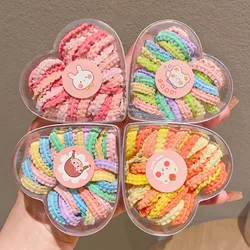 50pcs Love Box Packed Colorful Lace Hair Bands For Girls Children Lovely Hair Rope Rubber Bands Hairband Kids Hair Accessories