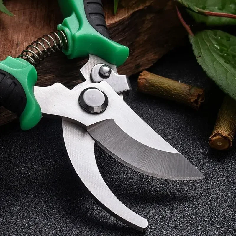 Pruner Garden Scissors Professional Sharp Bypass Pruning Shears Tree Trimmers Secateurs Hand Clippers For Garden Beak Scissors