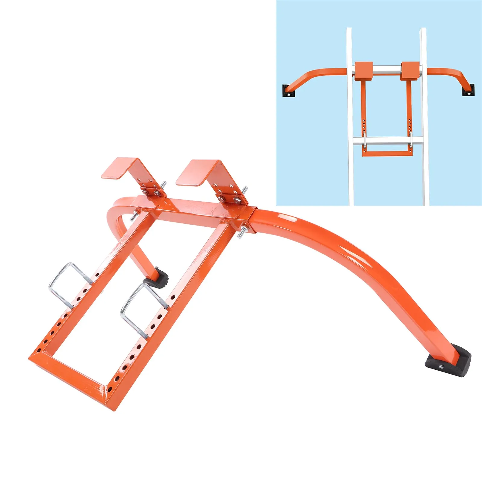 Ladder Stabilizer Steel Ladder Roof Hook Wingspan Standoff 150KG Load Capacity Adjustable Design for Climbing Painting