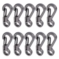 10/20 Pcs Mini SF Spring Backpack Clasps Climbing Carabiners EDC Keychain Camping Bottle Hooks Paracord Tactical Survival Gear