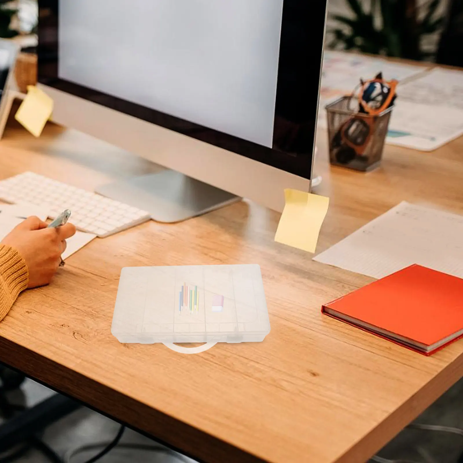 

Мини-контейнер для хранения с крышкой для украшений, бусин, страз, сережек, колец, таблеток, портативный, прозрачный, многофункциональный, маленький.