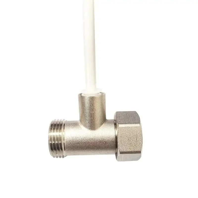 3 Way Brass T Valve Diverter 3/8 1/2 7/8 To 1/4 For Water Filter Bidet Toilet Seat Adapter Fitting Plumbing Replacement Parts