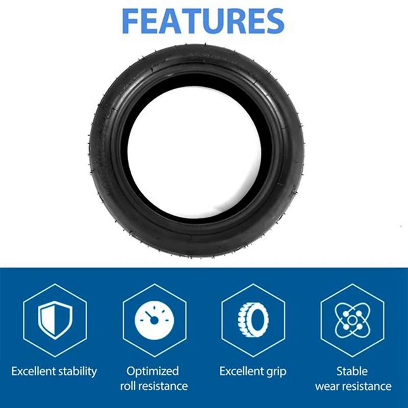 2Pcs Tubeless Tire 10X2.70-6.5 Vacuum Tyres Fits Electric Scooter Balanced Scooter About 22.5Cm Vacuum Tires