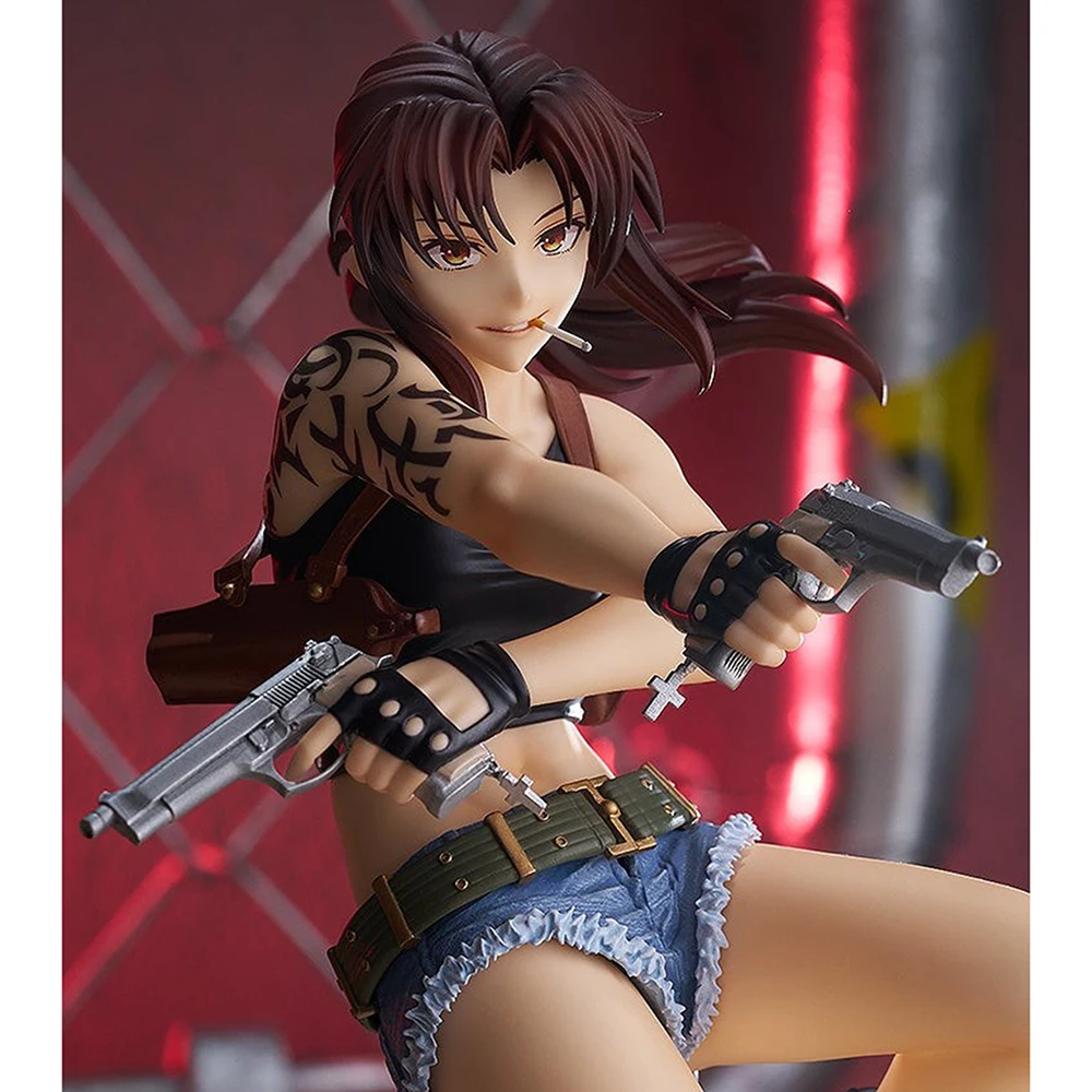 100% Original Good Smile Company Pop Up Parade Black Lagoon Revy L Model Decoration Collection Series Anime Figure view 4