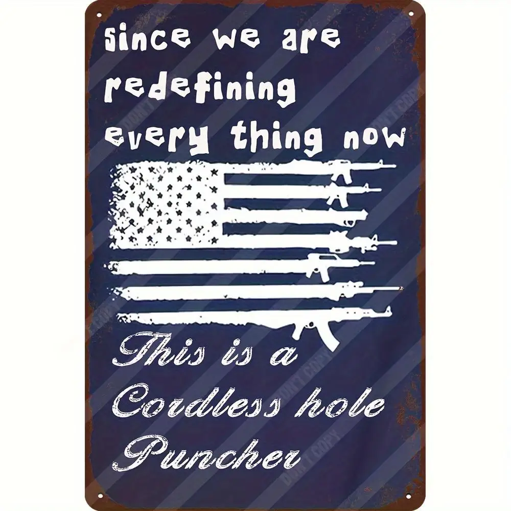 

Independence DayBecause We're Redefining Everything NowFunny Metal Vintage Sign PaintingRoom Decor Wall Art SuppliesHome Bar