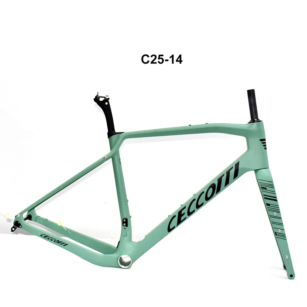 Full Carbon Frame Gravel Bicycle - T47 Bottom Bracket - Full Internal Wiring Stock Frame for Immediate Shipping