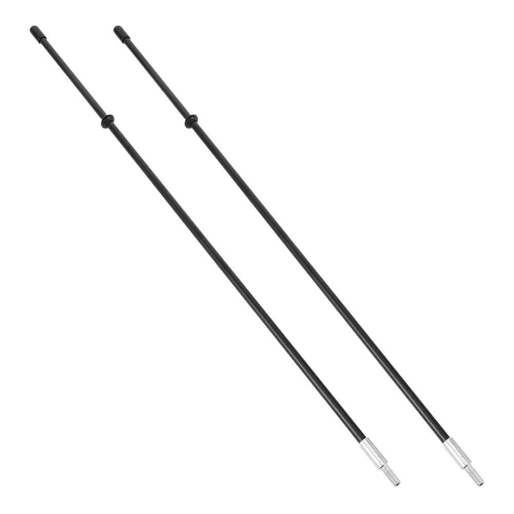 2Pcs Heavy Duty Metal Vehicle Flag Pole for Racing Cars Off Road Trucks Golf Carts Utv Atv Advertising Warning Flags Roof Mount