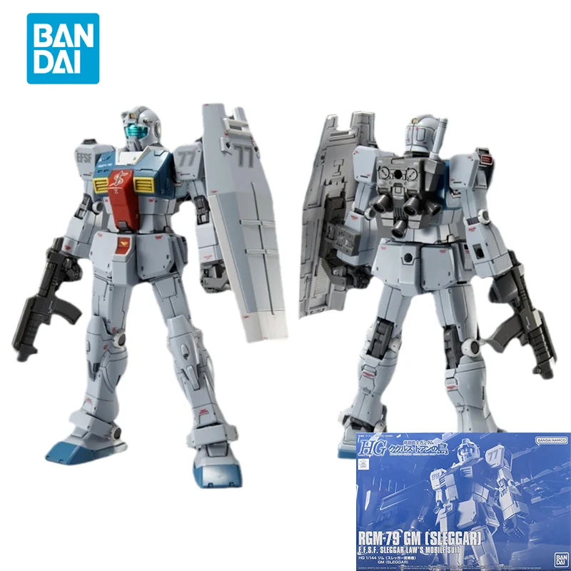 

Спортивная прямая доставка Bandai, оригинальная аниме-модель GUNDAM HG RGM-79 GM SLEGGAR, фигурка в сборе, модель PB, игрушки, подарок для детей