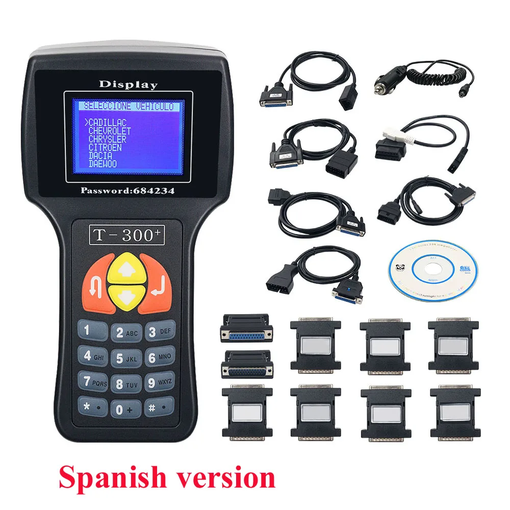 Auto sleutelprogrammeur transponder T300 V23.9 versie sleuteldecoder T-CODE T300 chip sleuteldecoder diagnose auto sleutelprogrammeur 2025