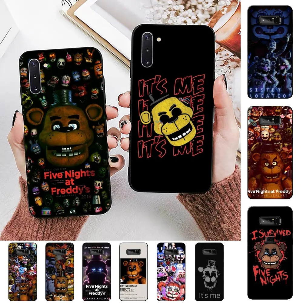 F-Freddys at Five Nights Phone Case For Samsung Note 8 9 10 20 pro plus lite M 10 11 20 30 21 31 51 A 21 22 42 02 03