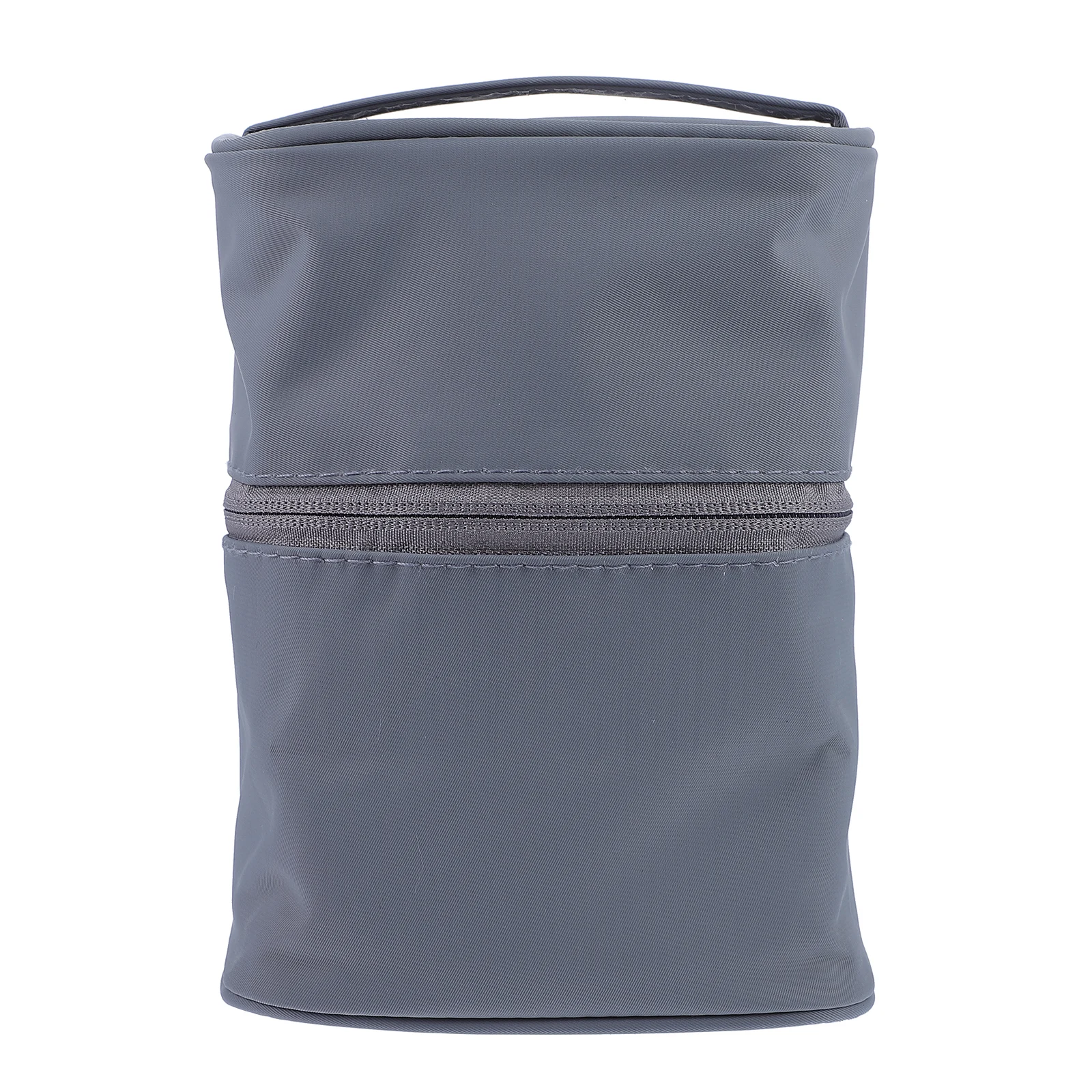 

1pc Travel Toiletry Lightweight Grey Portable Makeup Storage Organizer Makeup Storage Bag Vanity Handbag Cosmetics Tools Bag