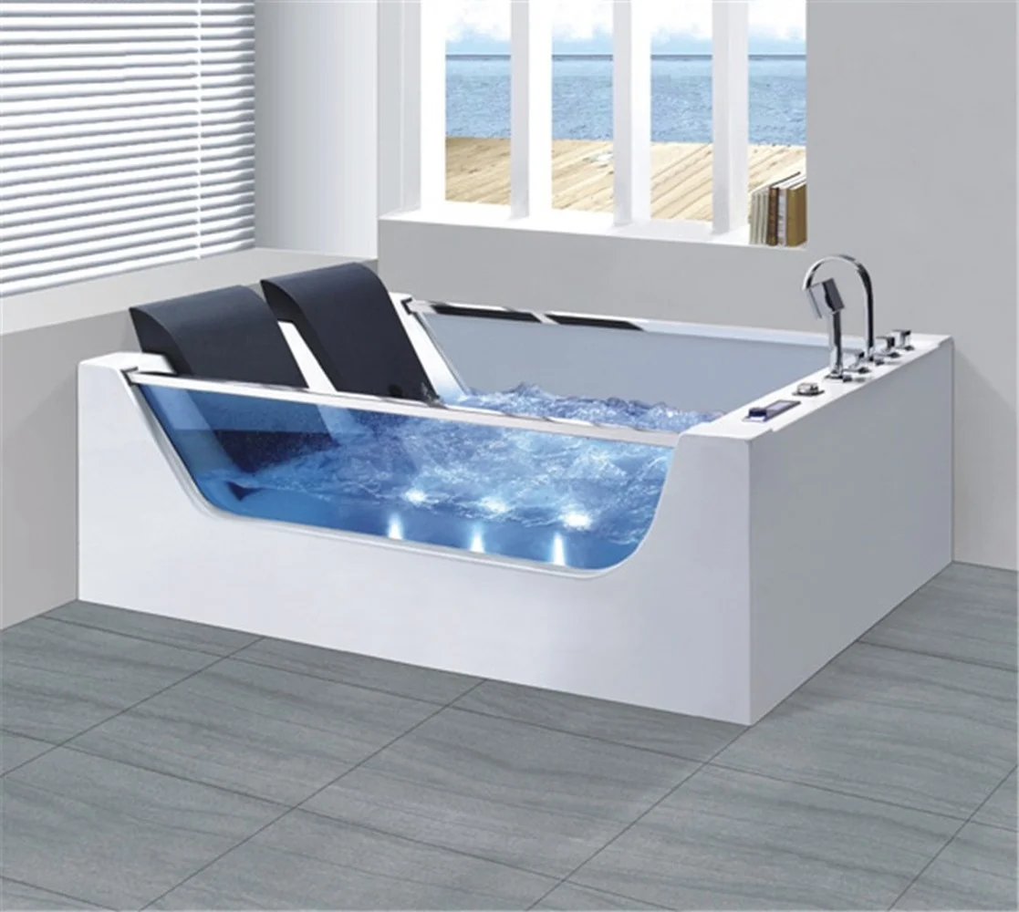 Premium Plus Size Capacity Portable Free Standing Bathroom Massage Bathtub