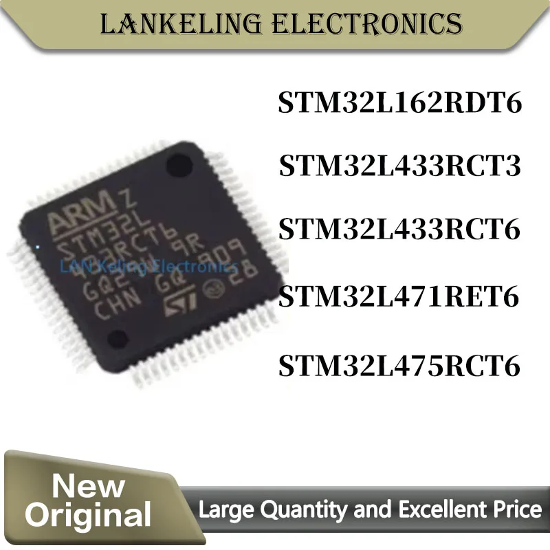 STM32L162RDT6 STM32L433RCT3 STM32L433RCT6 STM32L471RET6 STM32L475RCT6 100% Brand New Original Chip IC MCU QFP64 chip