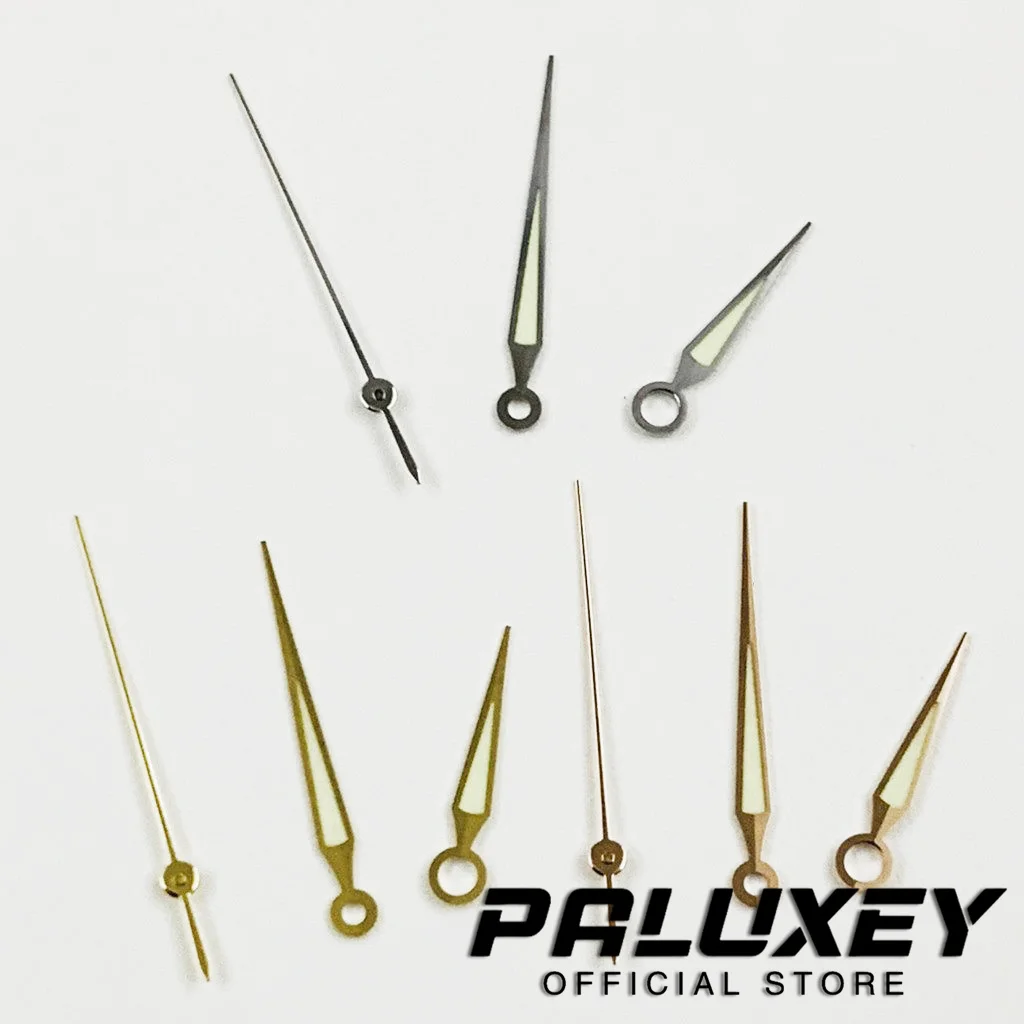 NH35 Hands Gold Silver Rose Gold Watch Hands Green Luminou For NH35/NH36/4R/7S Movement Watches Pointers