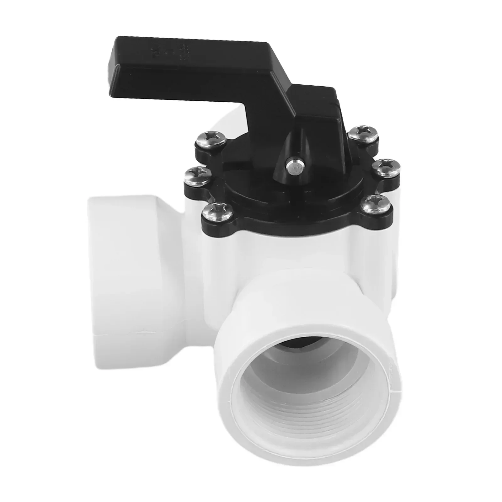 

Efficient 3 Port Slip Valve for Pool Plumbing 1 1/8 Flow Opening Silicone Rubber Seals 150 psi Working Pressure