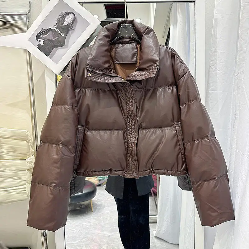 女性の冬コート綿入りジャケットパファージャケットダウンジャケット厚いパファージャケット保温防寒ファッショントップス