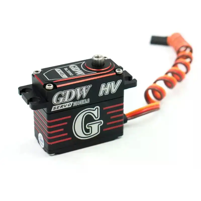 เซอร์โวดิจิตอล gdw HV 28 KW HV เซอร์โวมาตรฐานความเร็วสูงไร้แปรงถ่านสำหรับรถยนต์ RC นักแข่งเฮลิคอปเตอร์โดรนเครื่องบิน