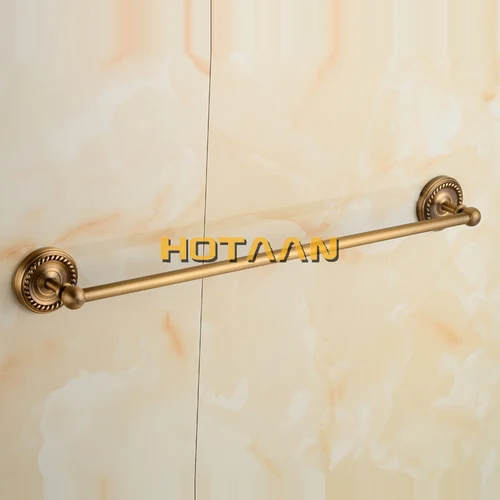 Imagen 2 del producto . Toallero individual/soporte para toallero, hecho en latón macizo, Color latón antiguo, accesorios de baño, accesorios de baño