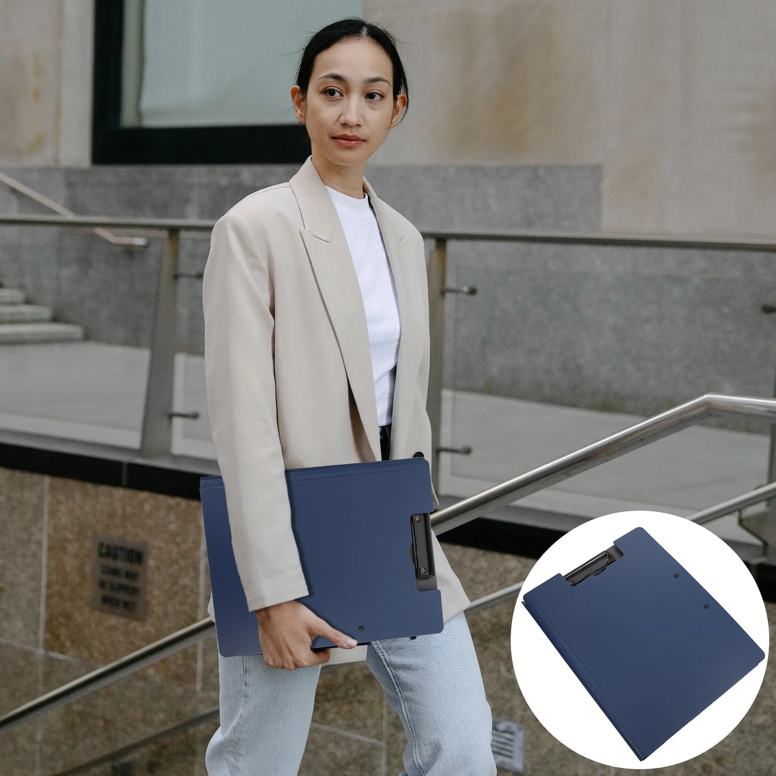 

Smooth Surface File Clipboard Portable Writing Clipboard Practical Board for Office School Conference Document Organizer