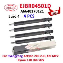 New A6640170121 4501D For Delphi Common Rail Diesel Fuel Injector EJBR04501D 6640170121 for SSangYong Actyon Kyron Rexton