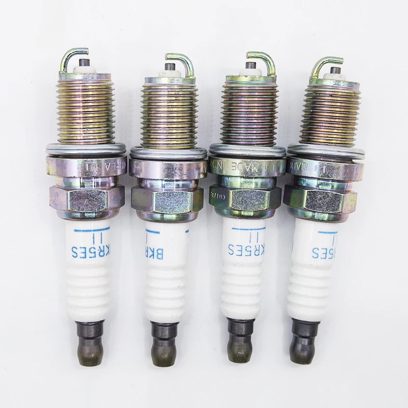 4PCS 18814-11051 BKR5ES11 Iridium Spark Plug For Hyundai Elantra Sonata Accent Getz Tiburon 18814 11051 BKR5ES-11 1881411051