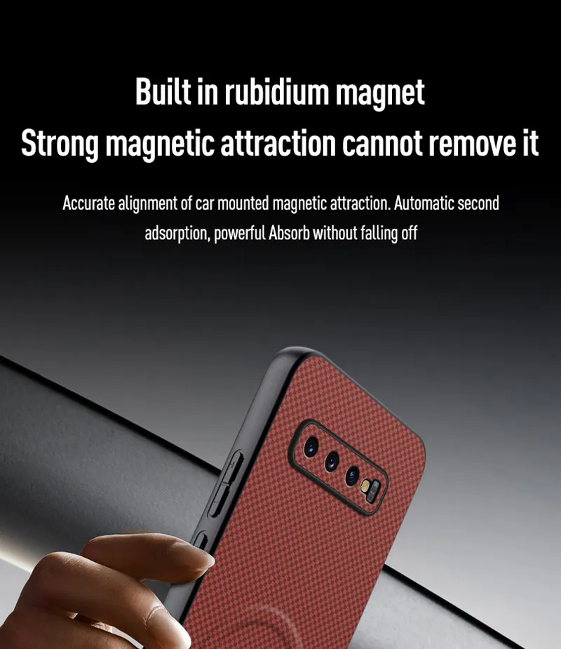 Für Samsung Galaxy S10 5G Hülle Luxus Auto-Magnethalter Handyhülle Für Samsung S10 5G TPU Silikon Stoßfeste Schutzhülle – Detail 11