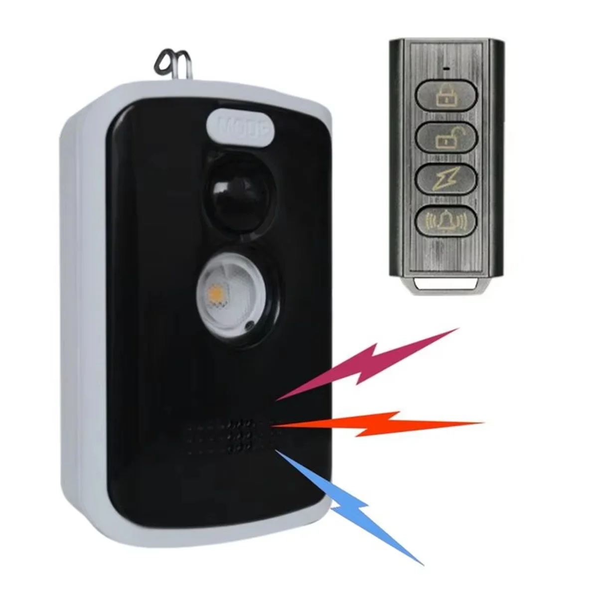 Upgraded Camping Perimeter Alarm 125DB High-Volume Trip Alarm Motion Sensor