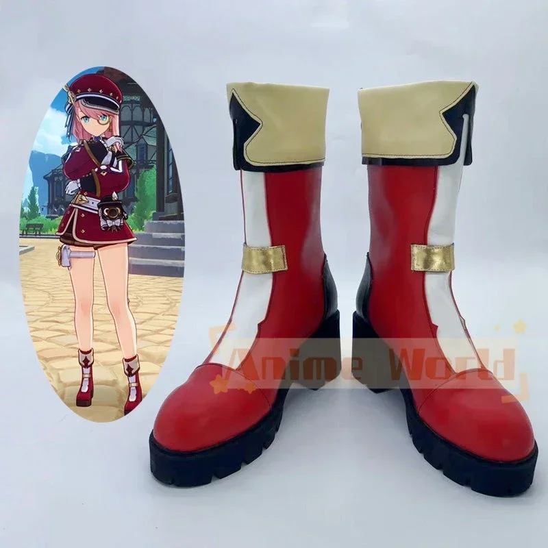 Genshin Impact Charlotte Cosplay Shoes