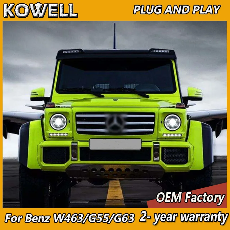 

Car Styling for Mercedes G Class Headlights 2007-2017 W463 Head Lamp Benz G55 G63 G500 DRL Turn Signal Low High Beam Projector L