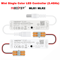 Miboxer Mini Single Color LED Dimmer Controller MLR1 MLR2 2.4GHz Wireless WiFi Tuya APP Control For Single Color LED Strip Light