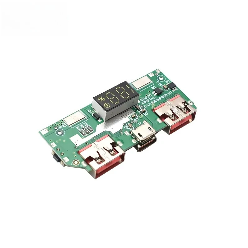 1/3PCS  5V 3A Lithium Battery Digital Display Fast Charging Module IP5356 TYPE-C Micro USB QC3.0 2.0 PD3.0 PD2.0/AFC/FCP