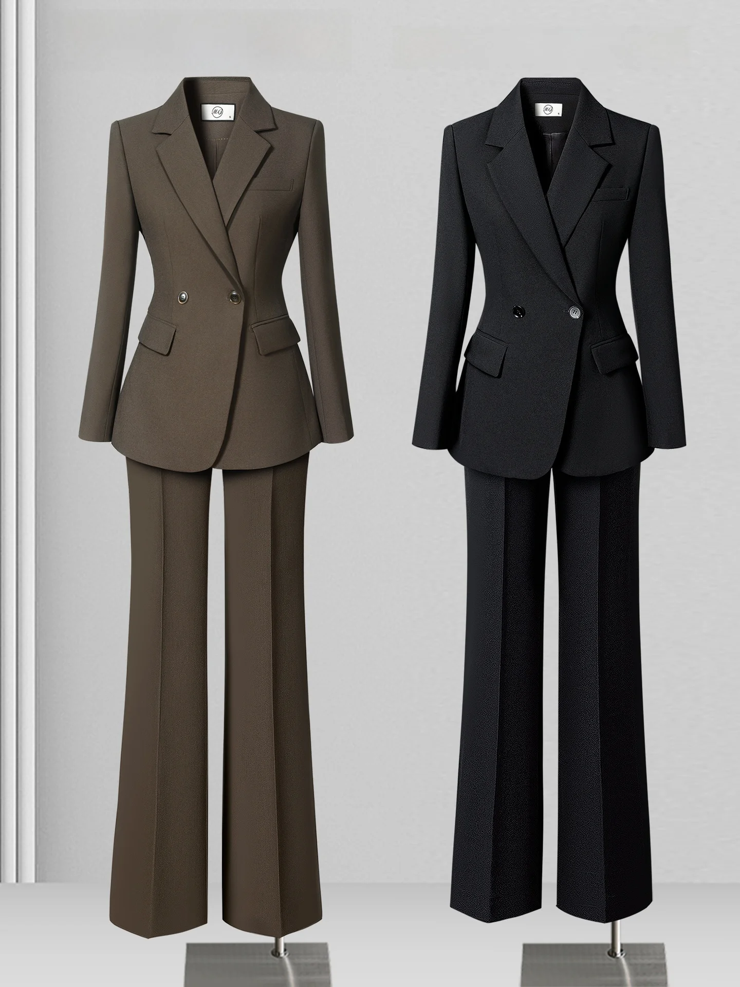 Elegant Professional Women's Suiting Outfit 2026 New Autumn Winter High-End Commute Interview Jacket Long Sleeve Pants