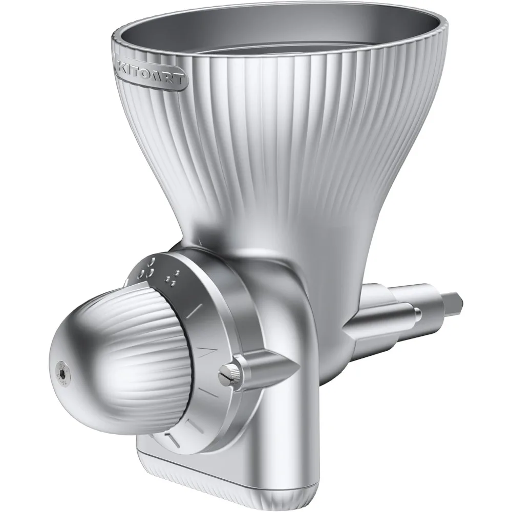 مرفق مطحنة الحبوب المعدنية بالكامل لخلاط حامل كيتشن إيد مع 12 مطحنة دقيق بمستوى طحن، مرفق مطحنة الحبوب