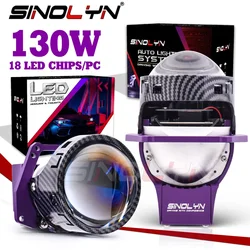 3 Inch 19000LM Blue Bi LED Headlight Projector Lenses 6000K LED Car Lights Angel Eyes DRL Headlamp For Hella 3R Car Accessories