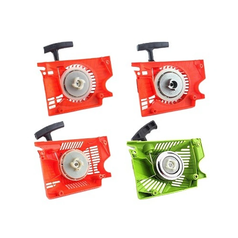 

Recoil Rewind Pull Starter Assembly for 52/58 General-purpose Chain Saw Start Pulling Plate with 4pcs Screw