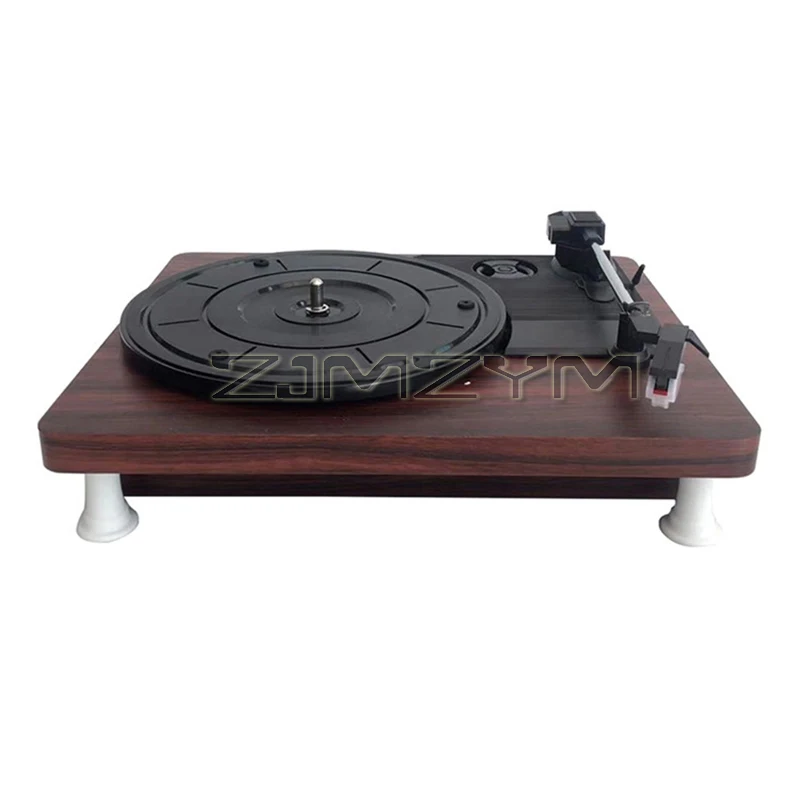 3 Speed Vinyl Record Player Ruby Phono Output Audio Speaker Vintage Home Decoration Portable Retro Gramophone Turntable