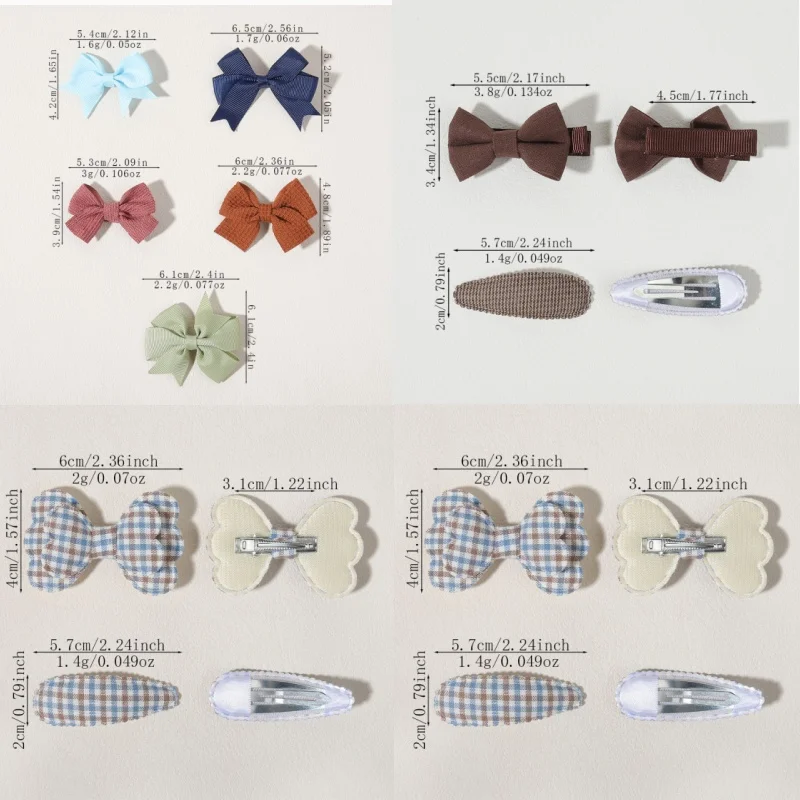 1 Set Girls' Bow Water Droplet BB Hair Clips Cute Girls Teenagers To Wear Daily Party Decoration Girls' Gift Hair Accessories