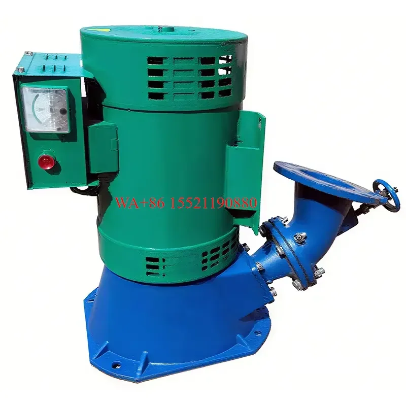WMWMNU High Efficient 3Kw Turgo Turbine Mini Hydroelectric Generator for River