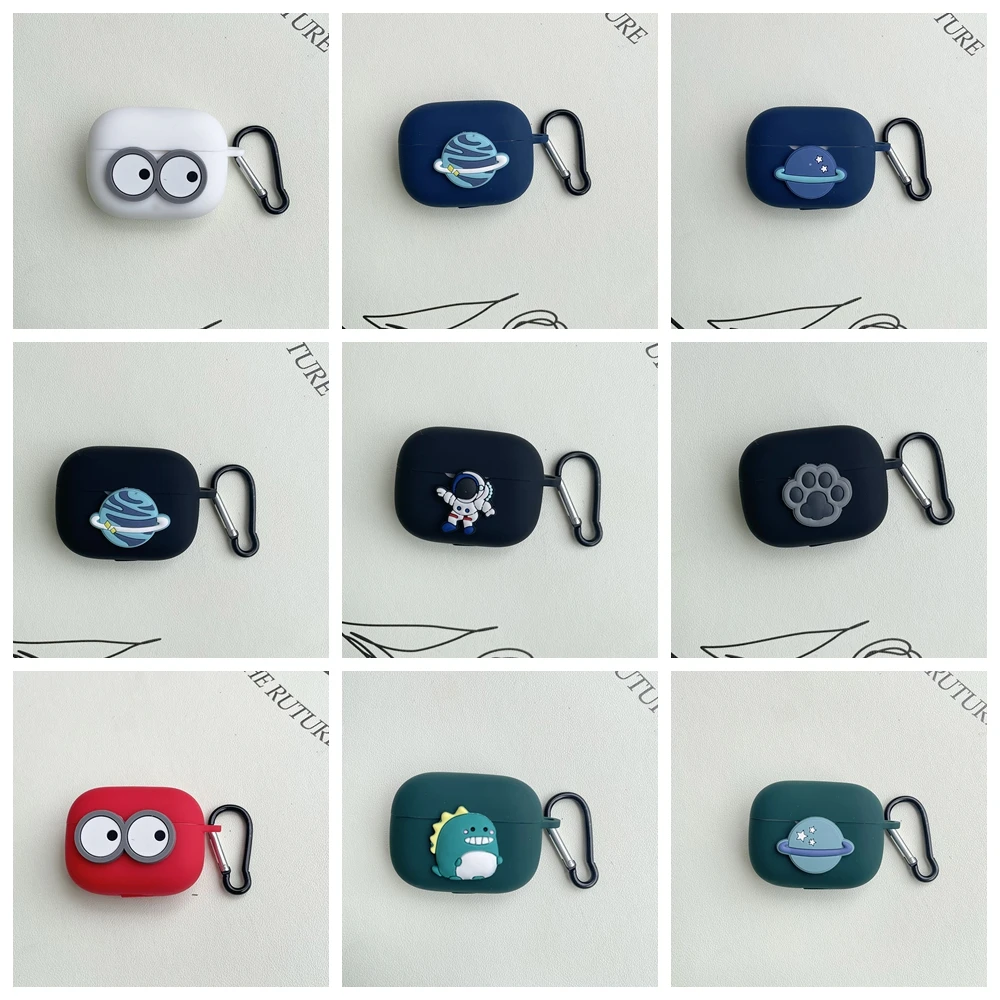 Cartoon Cover for SoundPEATS H3  /UU/Clear Dot Earphone Silicone Protective Case for for SoundPEATS Clear cover