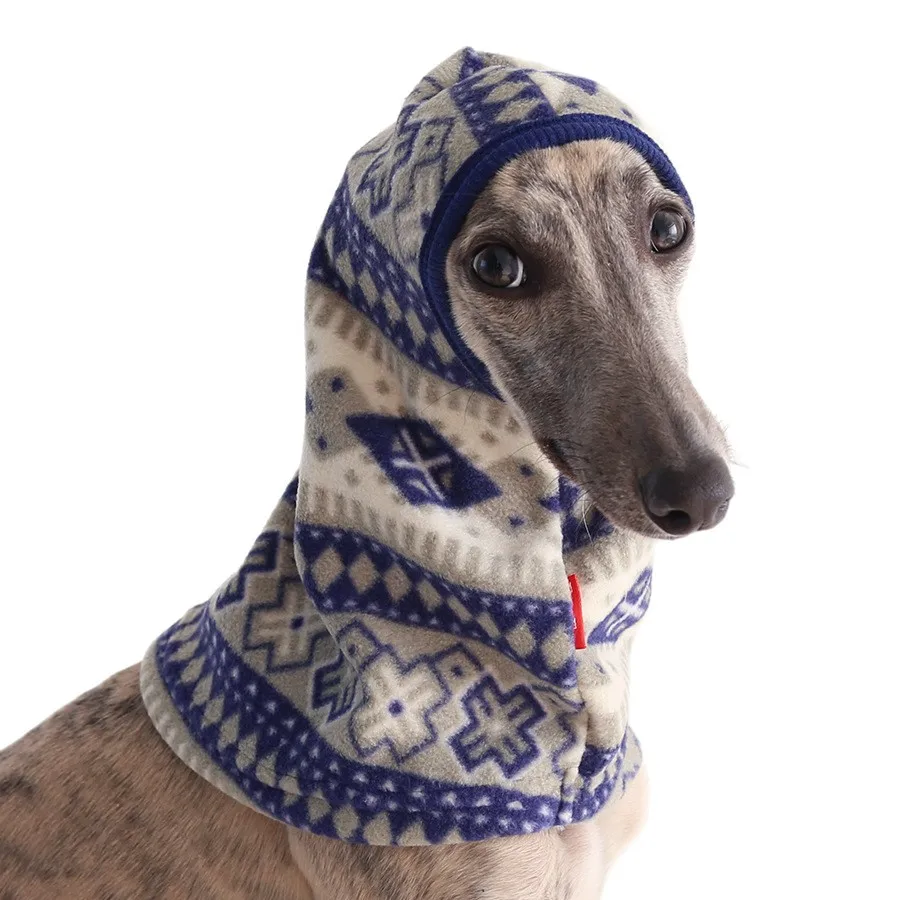 

Mutihome Printed Warm Pet Supplies Ethnic Style Warm And Antifreeze Head Cover Soothing And Shock Resistant Scarf Pet Cat Hat