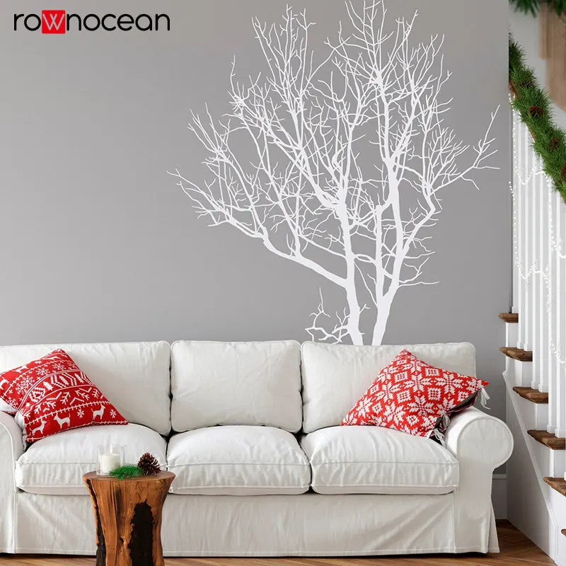 

Winter Tree Wall Decal, Nature Decor, Modern Wall Art, Nature Wall Decal, Living Room Bedroom Nursery Kids Room E782