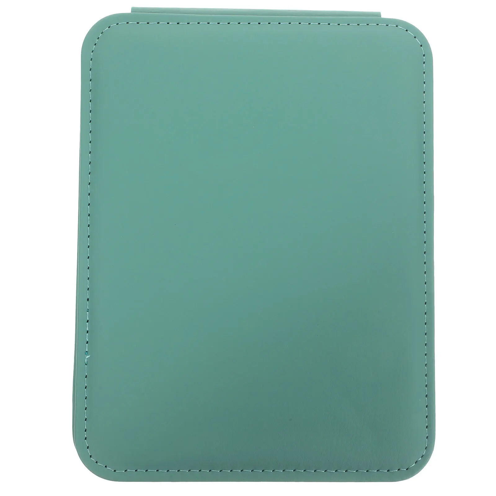 Espejo de maquillaje plegable elegante, Base estable de construcción de PVC PU resistente para escritorio, dormitorio, tocador, diseño ligero y apto para viajes