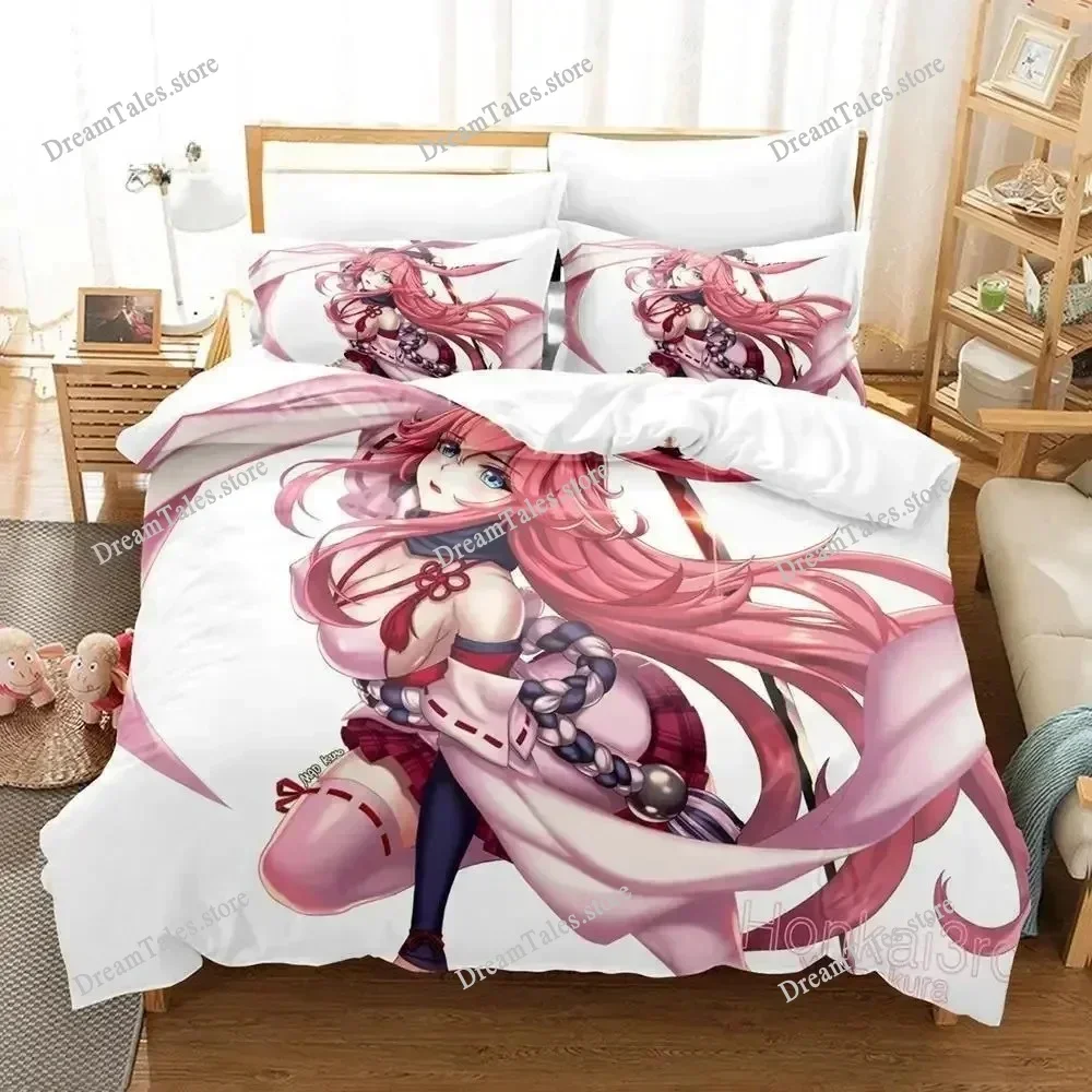 Honkai Impact 3 Bedding Set Single Twin Full Queen King Size Game Anime Bed Set Aldult Kid Bedroom Duvet Cover Sets 3D Print963