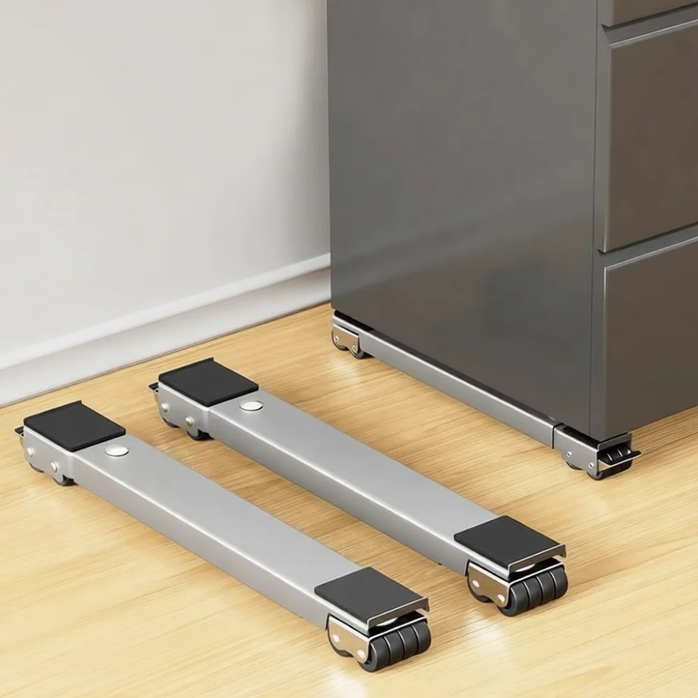 Universal Mobile Base For Washing Machine Refrigerator Stand Dryer Appliance Moving Roller Holder Heavy Duty Household Storage R