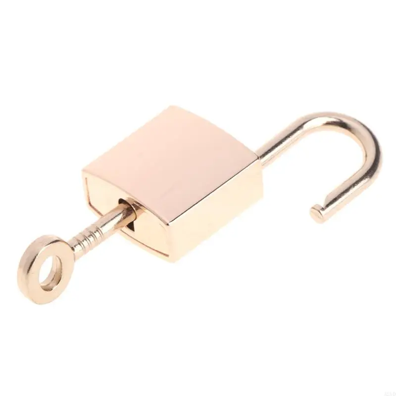 A2UD Mini Square Archaize Candars con metal llave para bloqueo joyero inicio deseos candado decorativo para