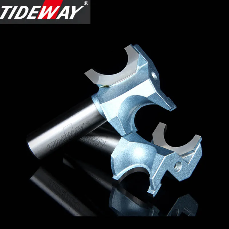 Tideway Industrial Grade Semicircular Milling Cutter Wood Milling Router Bit Boring Trimming Machine Curved Round Edge CNC Bit