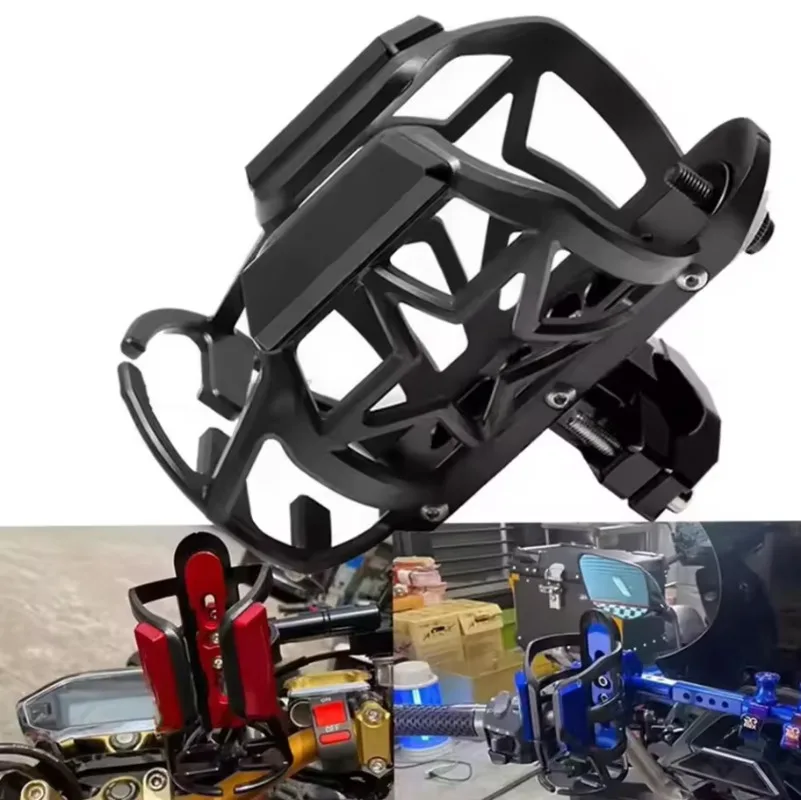 REBEL Motorcycle Coffee Bottle Holder For Honda REBEL CM1100/500/300/250 CMX300/500/1100 Tea Beverage Support Aluminum Accessory