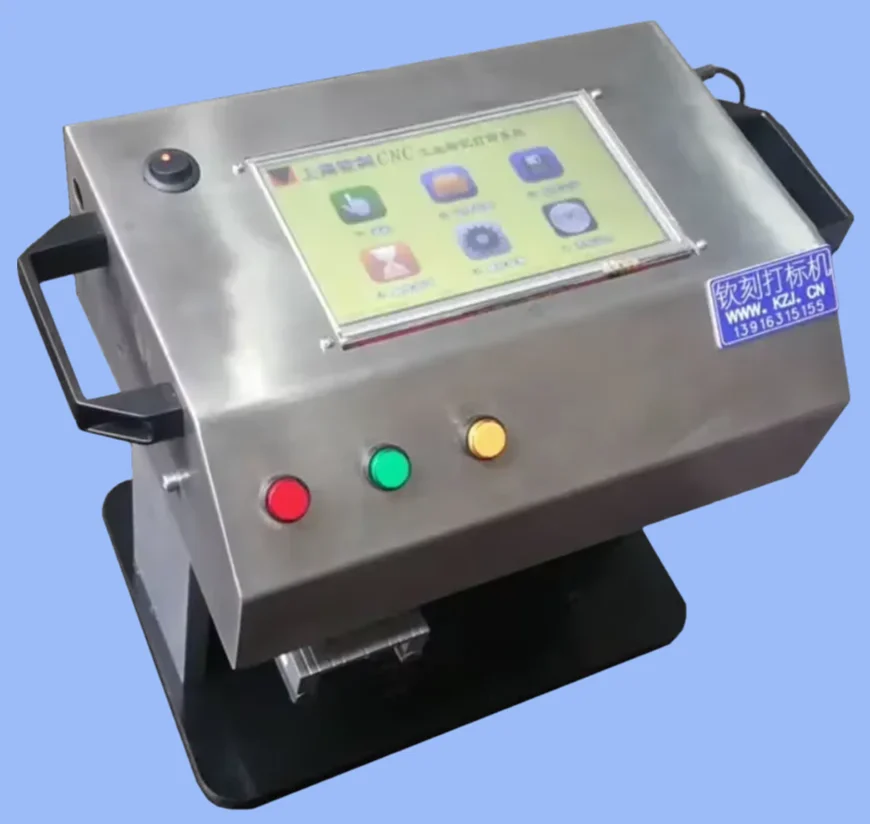 

Электрический станок для маркировки металла с сенсорным экраном 150 × 100 мм, 110 В/220 В, гравировальный принтер для точечной таблички