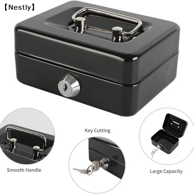 Newly Designed Portable Piggy Bank Compact And Easy To Carry Key Holder With Lock Coin Box〔Nest〕