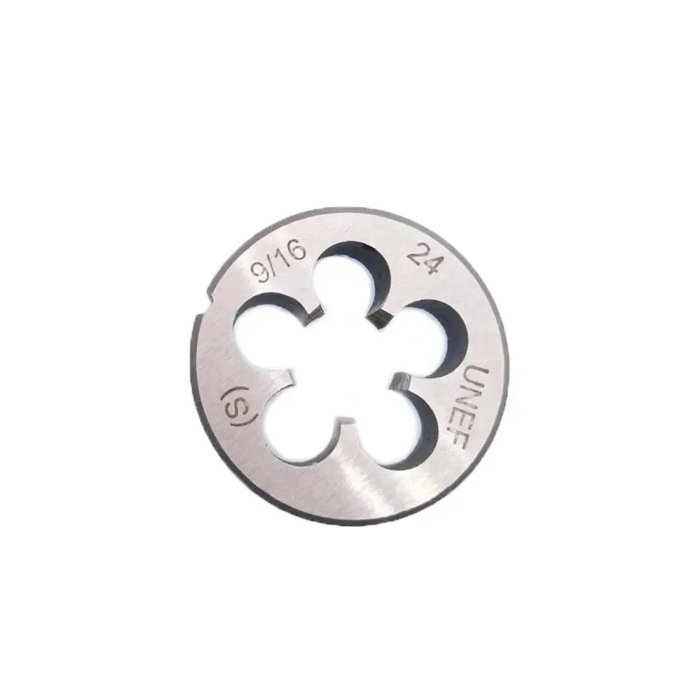 HSS 9/16-24 UNEF Tap 90mm & 9/16-24 UNEF Die 38mm Right Hand High Speed Steel For  Household Supplies Cleaning Accessory